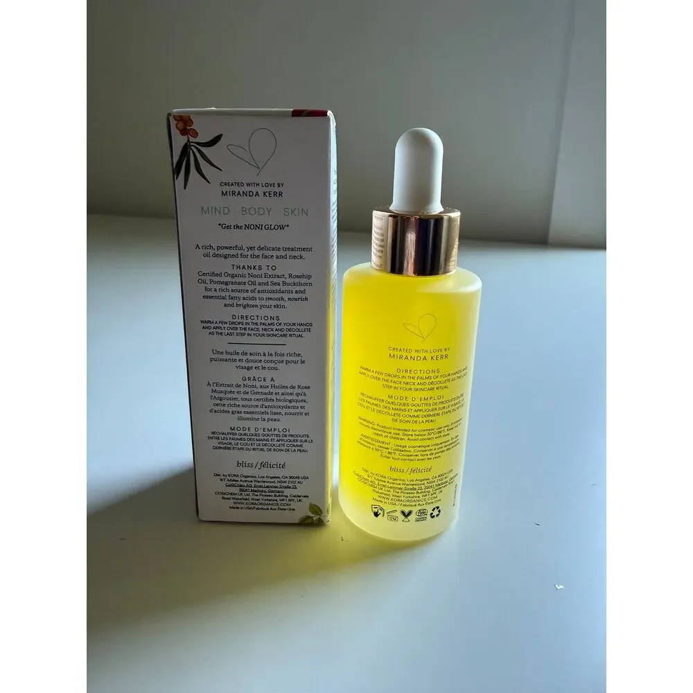 $78 New KORA Organics Noni Glow Face Oil 30ml Full Size Brightening Hydrating